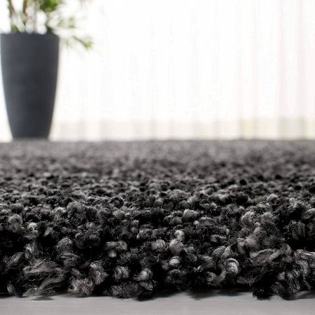 Luxury Charcoal Shaggy Hall Carpet